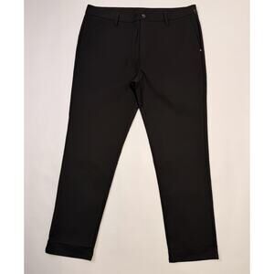 Vuori Pants Mens 38 Black Cascade Tech Chino Stretch Golf Travel Quick Dry V427